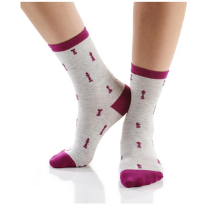 Yo Sox Chess Pieces Women's Crew Socks 412791