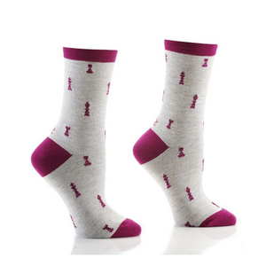 Yo Sox Chess Pieces Women's Crew Socks 412791