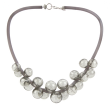 Alicia Niles Chroma Bolla Necklace Grey CH060GRY