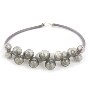 Alicia Niles Chroma Bolla Necklace Grey CH060GRY