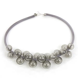 Alicia Niles Chroma Bolla Necklace Grey CH060GRY
