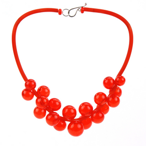 Alicia Niles Chroma Bolla Necklace Orange CH060ORG