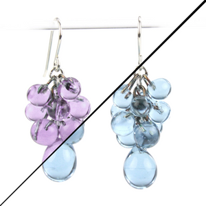 Alicia Niles Chroma Earrings Purple/Blue CH0001PR