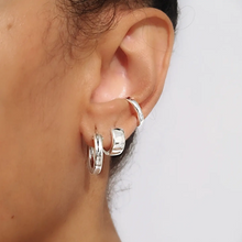 Kris Nations Round Ear Cuff Silver E720-S