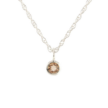 Kris Nations Citrine Charm Necklace Silver N778-S-CIT