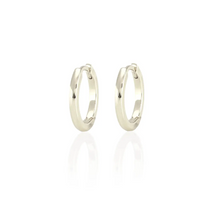 Kris Nations Classic Hinged Huggie Hoops Silver E792-S