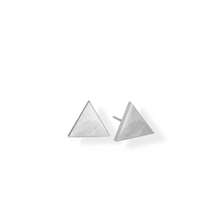 jj+rr Classic Triangle Earrings Silver 9E41S