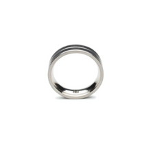 KONZUK Coal Black Concrete 6mm Ring KMR169BLK