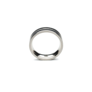 KONZUK Coal Black Concrete 6mm Ring KMR169BLK