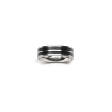 KONZUK Coal Black Concrete 6mm Ring KMR169BLK