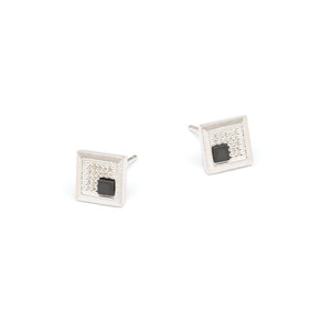 Bernd Wolf Cubena Hematite Studs 19231274