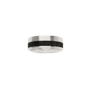 KONZUK Diamond Dust Concrete 8mm Ring KMR136DD
