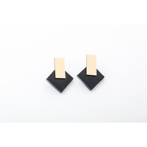 dconstruct Diamond Ecoresin Studs Ink I-EDMS-G