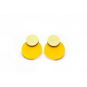 dconstruct Disc Ecoresin Studs Mellow Gold M-EDS-G