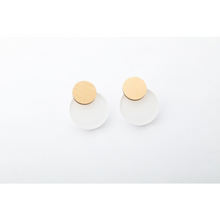 dconstruct Ecoresin Disc Studs Powder Gold P-EDS-G