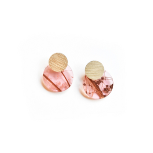 dconstruct Disc Ecoresin Studs Whisper Rose Copper WRO-EDS-C