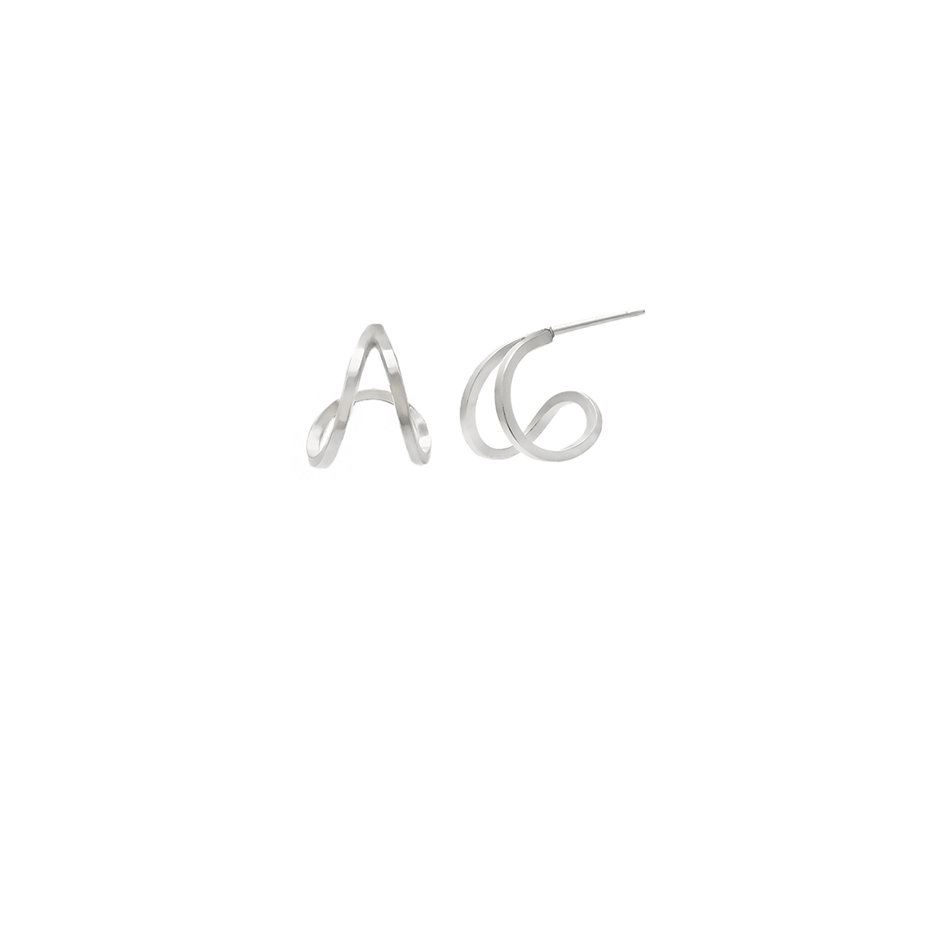 Laughing Sparrow Small Double Hoops 142-01