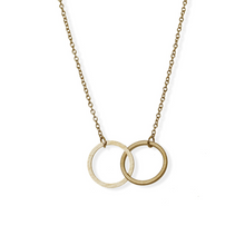 jj+rr Double Infinity Necklace Gold 4N433-G