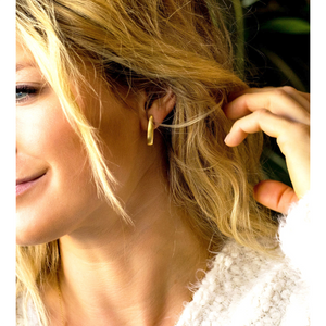 jj+rr Drew Earrings Gold 9E28G