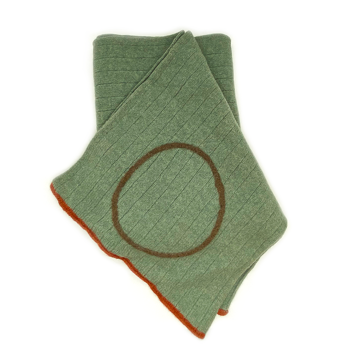 Katie Mawson Teal Circle Scarf KMAS8