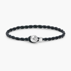 Pig & Hen Easy Ed Navy Silver Bracelet P34-SS21-163000