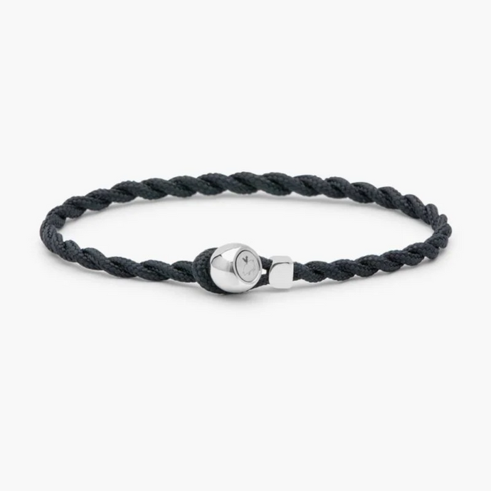 Pig & Hen Easy Ed Navy Silver Bracelet P34-SS21-163000