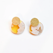dconstruct Ecoresin Disc Studs Fleur Vitamin C Gold FVC-EDS-G