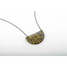 dconstruct Ecoresin Half Circle Necklace Wisp Gold WG-NHCIR-18
