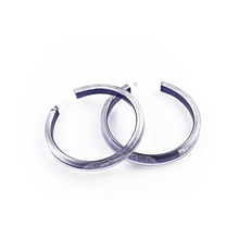 dconstruct Large Ecoresin Hoops Fossil Leaf Indigo FLI-EBH
