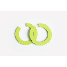 dconstruct Large Scallop Hoops Chartreuse CH-ESCLH