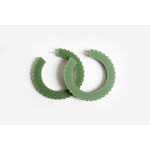 dconstruct Large Scallop Hoops Moss MOS-ESCLH