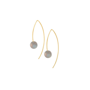 Pamela Lauz Element Labradorite Earrings Gold-filled ELE-GF015