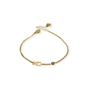 jj+rr Elisa XO Bracelet Gold 2B5G