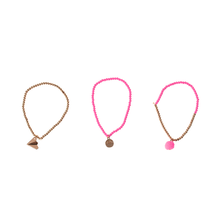 Calico Sun Emma Bracelets - Gold Paper Airplane - Set of 3 202-011