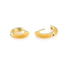 Kris Nations Enamel Huggie Hoops Mellow Yellow E671-G-YLW
