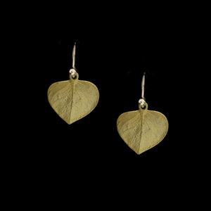 Silver Seasons Eucalyptus Leaf Earrings 4070BZ