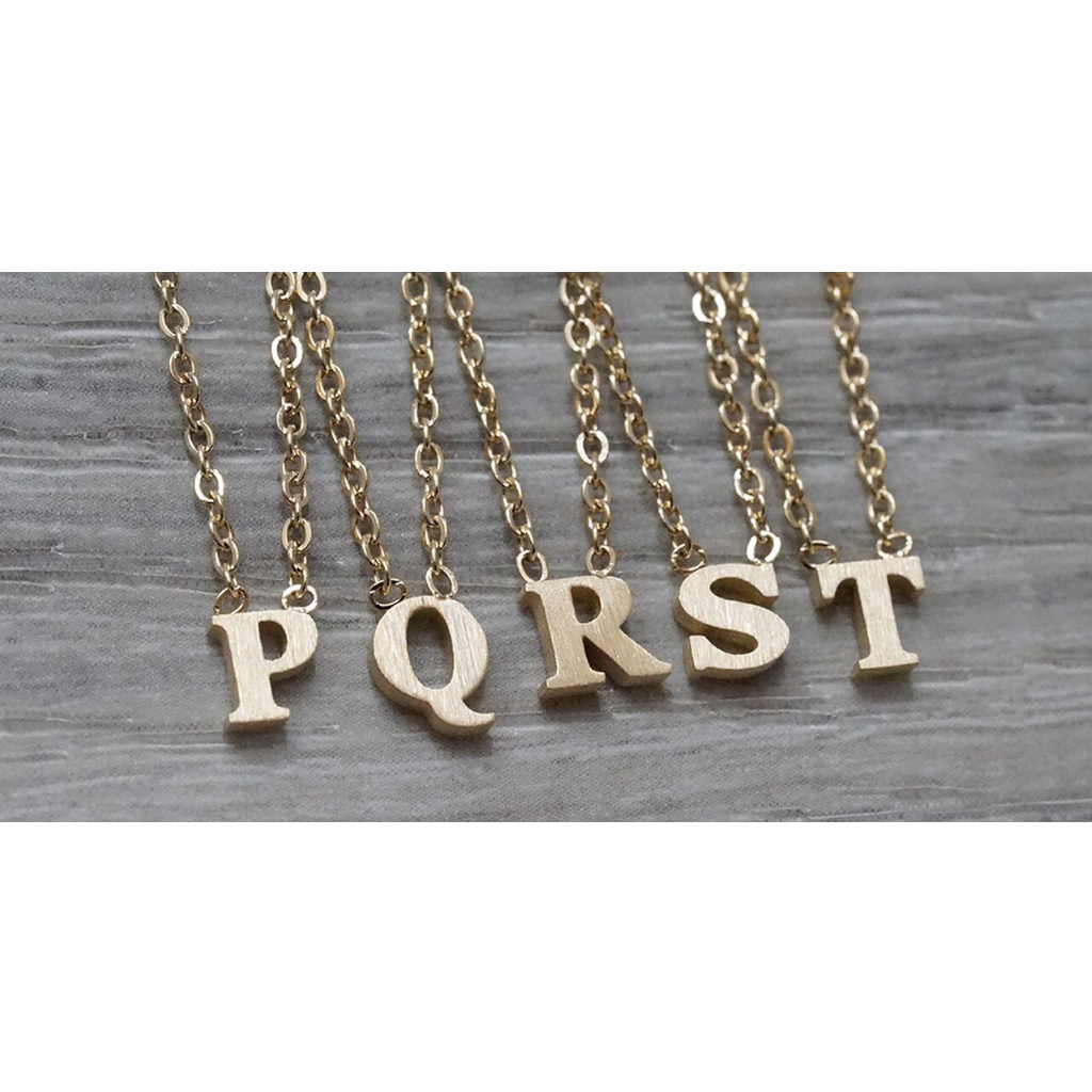 Floating 2025 name necklace