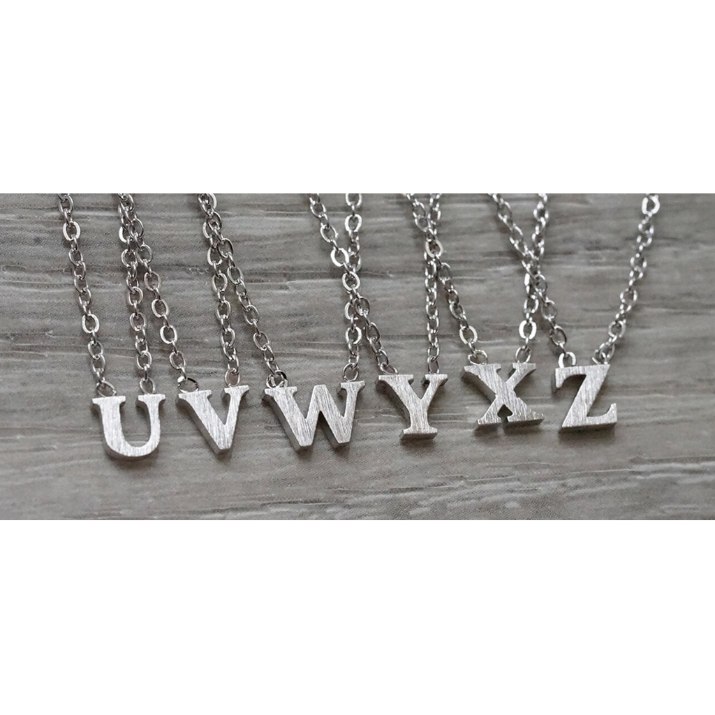 Floating 2025 letter necklace