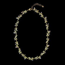 Silver Seasons Flowering Thyme Statement Necklace 9325BZ