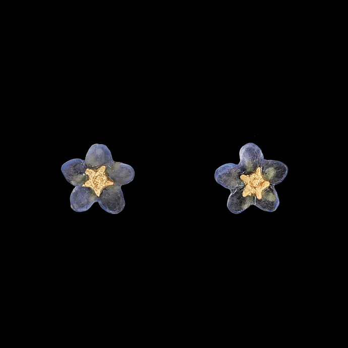 Silver Seasons Forget Me Not Petite Studs 3271BZ