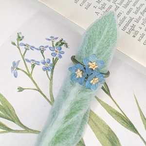 Silver Seasons Forget Me Not Ring 8438BZ
