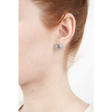 Silver Seasons Forget Me Not Triple Flower Studs 3272BZ