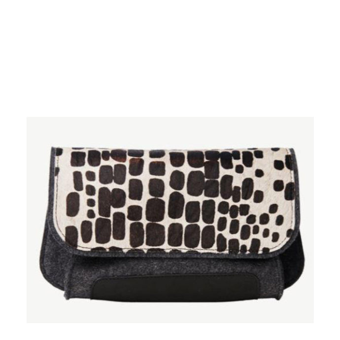 Graf Lantz Frankie Charcoal Grey Clutch 5322C