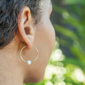 Kris Nations Freshwater Pearl Featherweight Hoops E708-G-TRQ