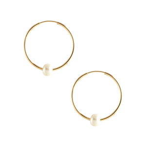 Kris Nations Freshwater Pearl Featherweight Hoops E708-G-TRQ