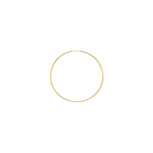 Laughing Sparrow Full Hoops Sleeper Earrings Gold 143