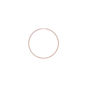 Laughing Sparrow Full Hoops Sleeper Earrings Rose Gold 143