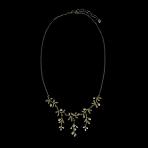 Silver Seasons Garden Vine Statement Necklace 9411BZ