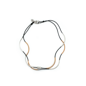 Lizzy James Girlfriend Gold/Silver Black Necklace