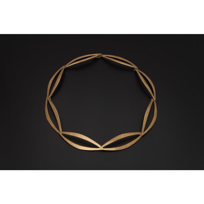 Deco Echo Gold Boats Necklace 561221